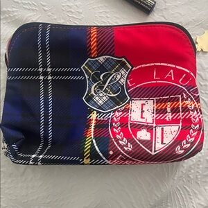 Plaid Red and Blue Men's Bag